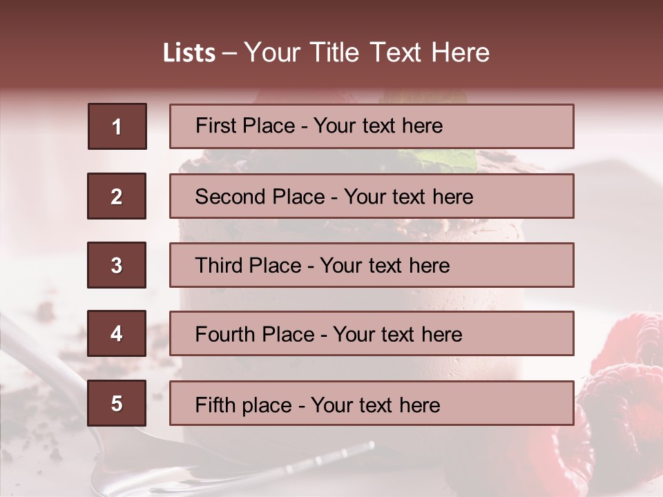 Dessert Diet Sweet PowerPoint Template