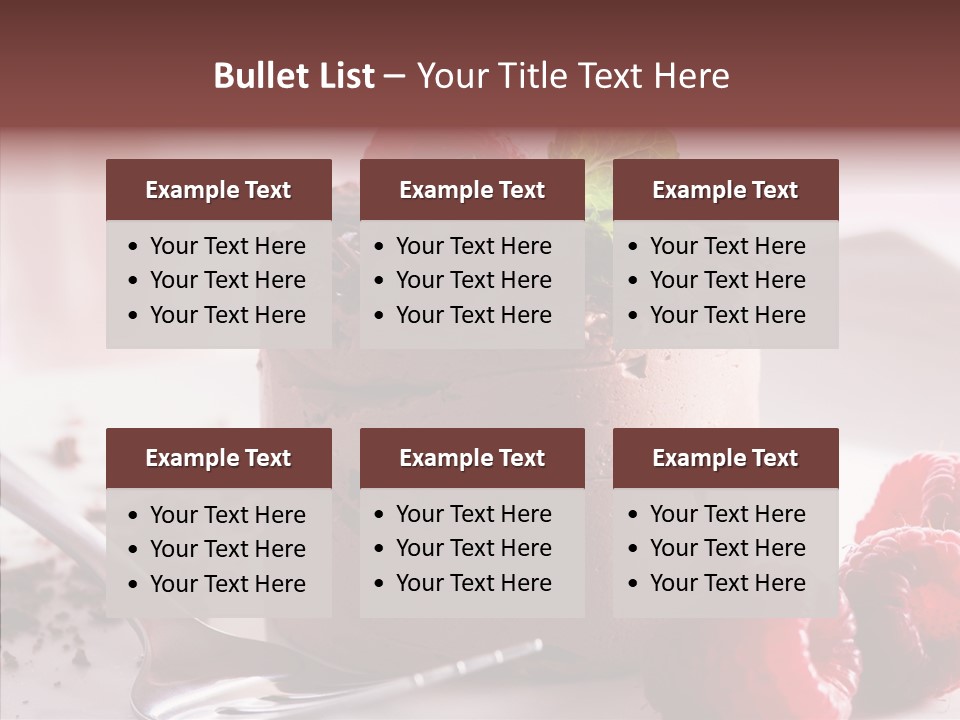 Dessert Diet Sweet PowerPoint Template