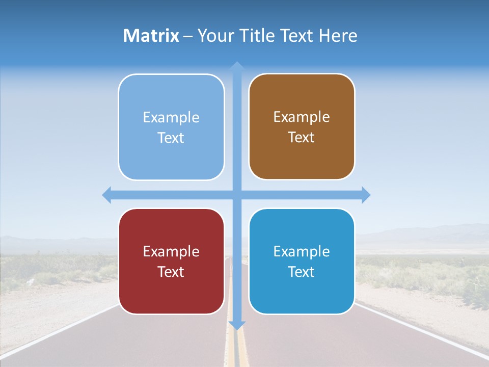 Pave Paving Sky PowerPoint Template