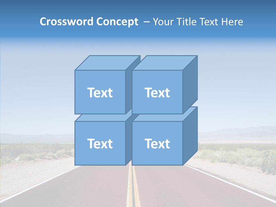 Pave Paving Sky PowerPoint Template