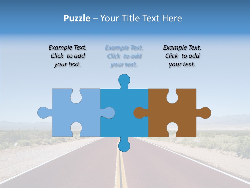 Pave Paving Sky PowerPoint Template