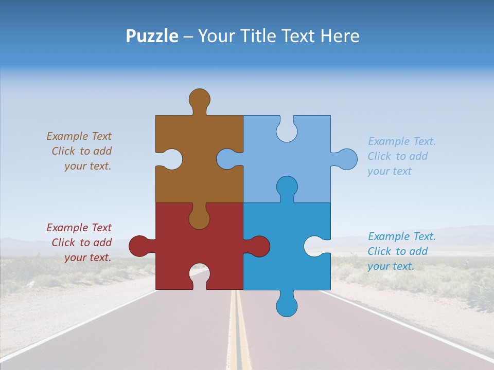 Pave Paving Sky PowerPoint Template