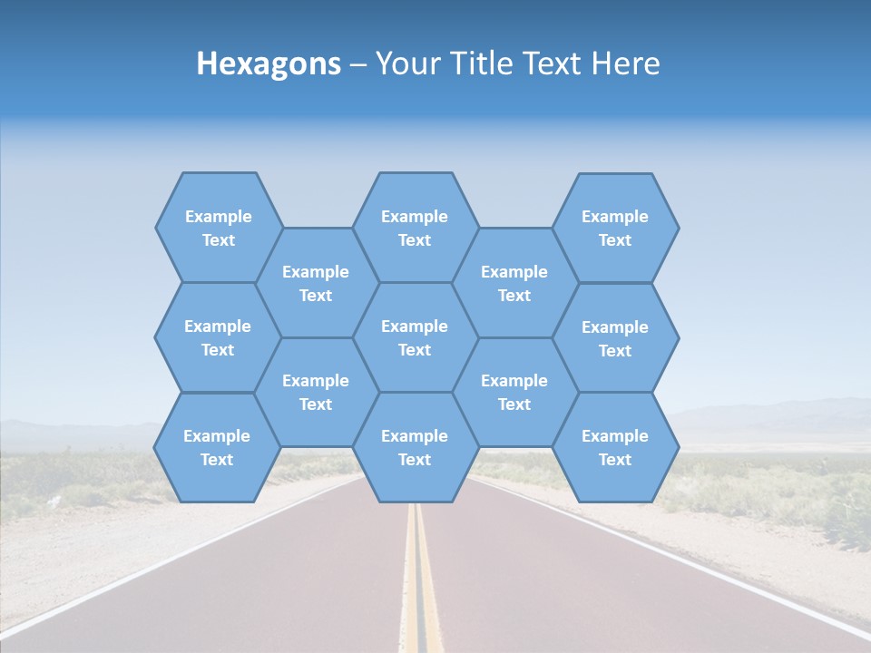 Pave Paving Sky PowerPoint Template