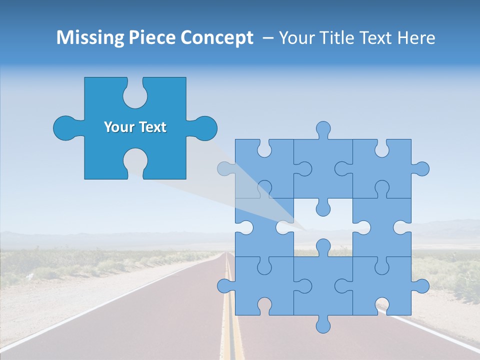 Pave Paving Sky PowerPoint Template