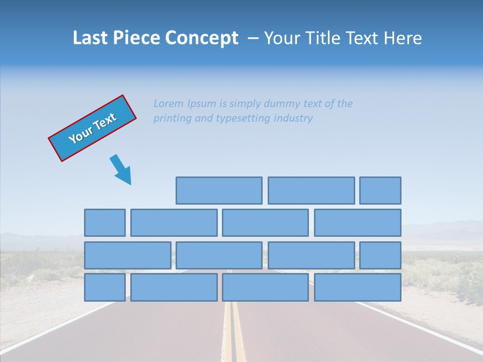 Pave Paving Sky PowerPoint Template