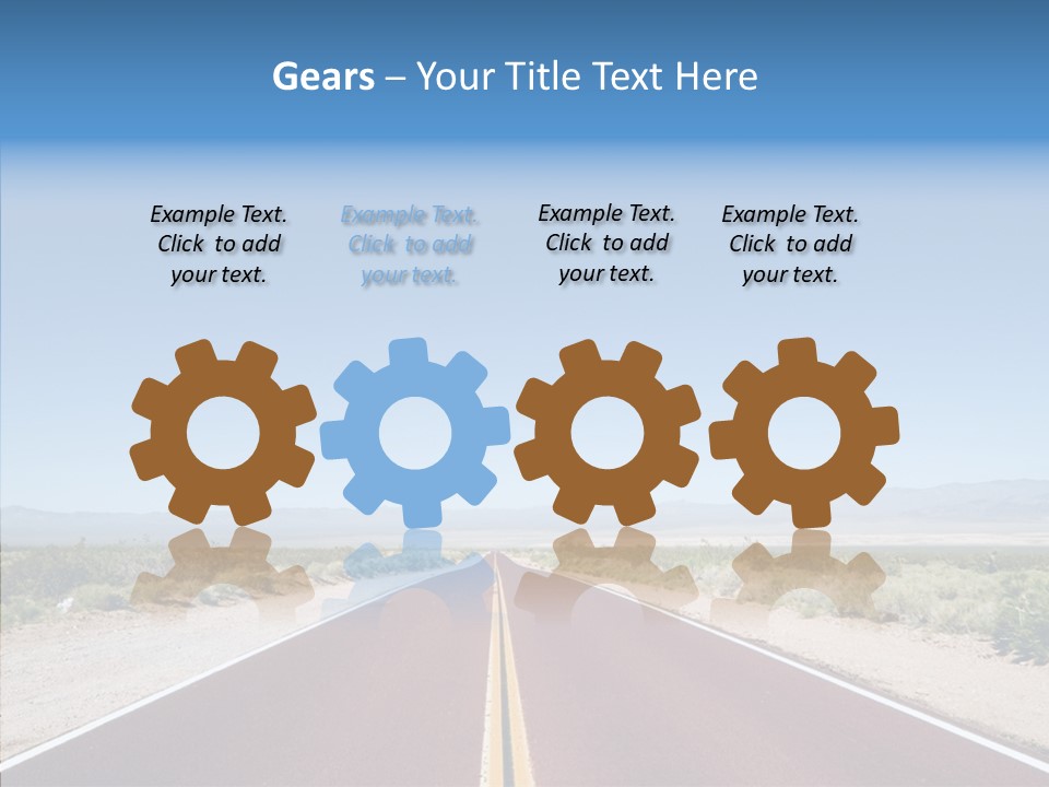 Pave Paving Sky PowerPoint Template