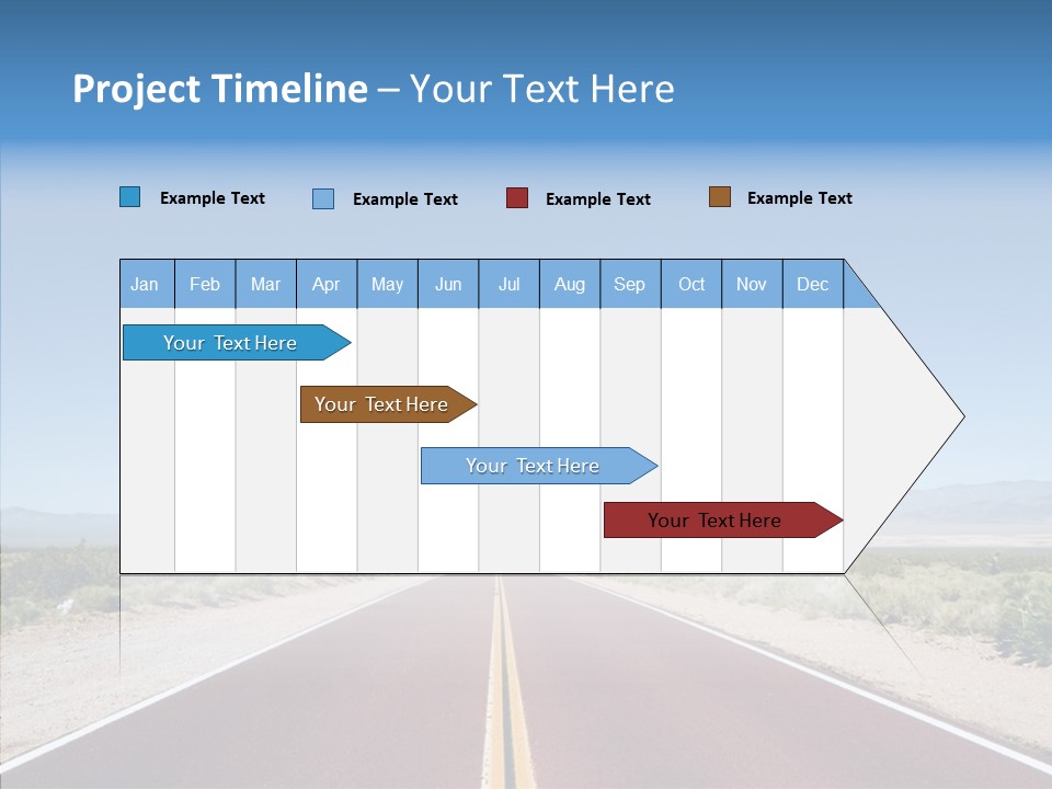 Pave Paving Sky PowerPoint Template