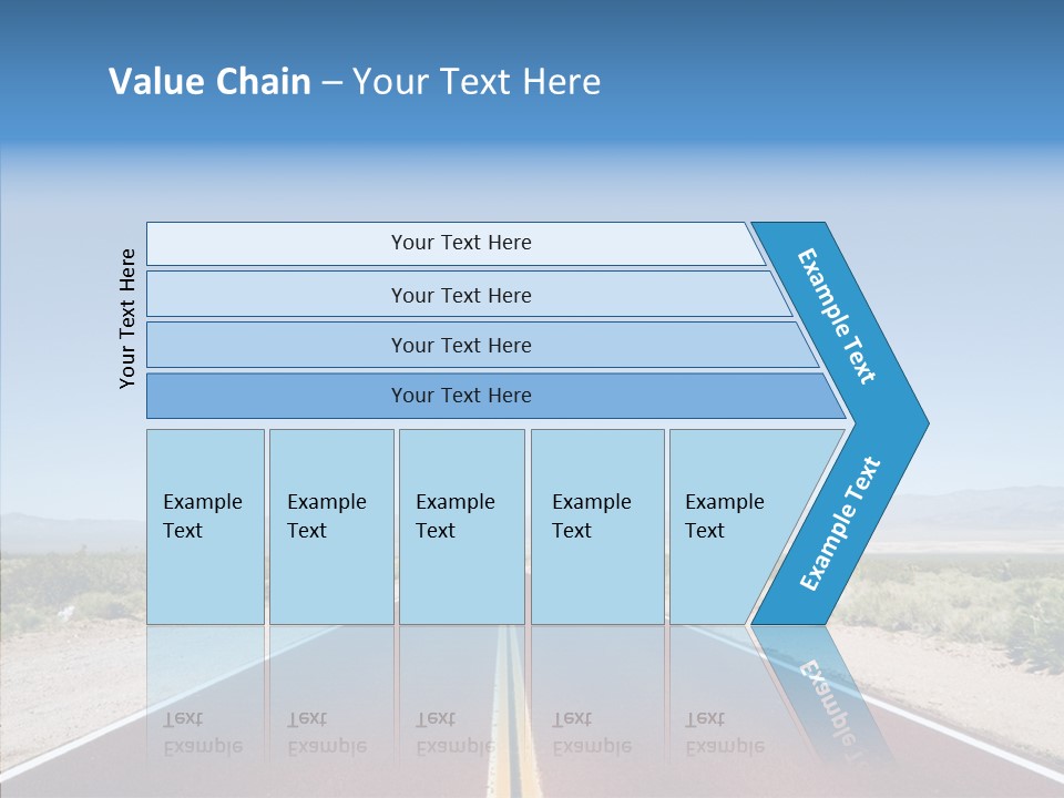 Pave Paving Sky PowerPoint Template