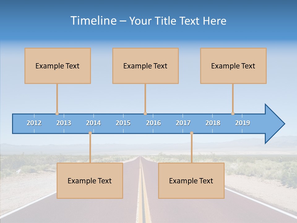 Pave Paving Sky PowerPoint Template