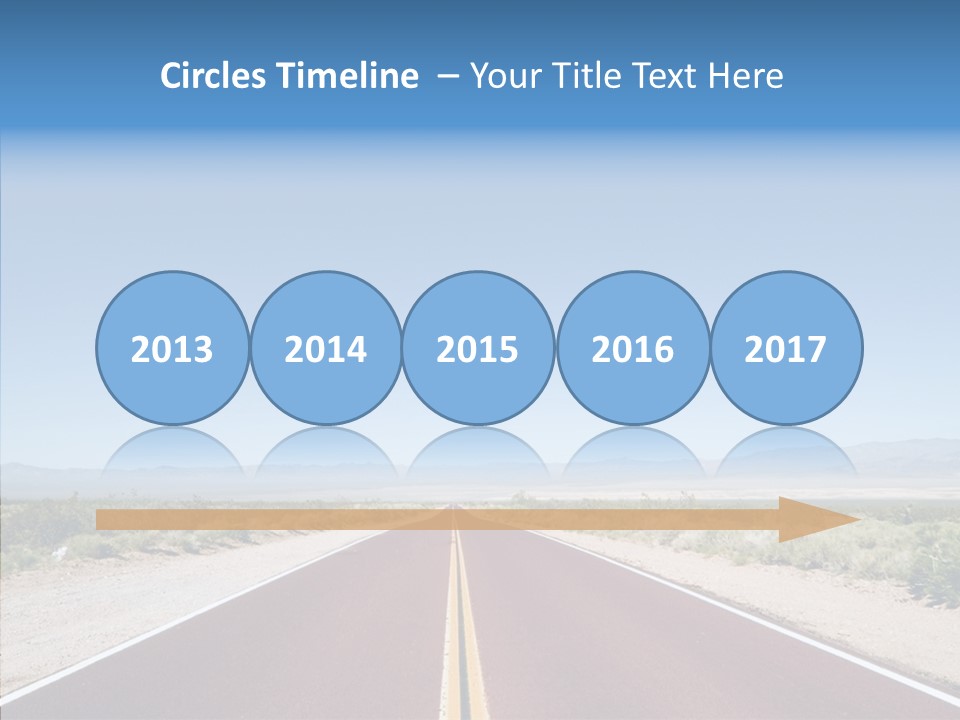 Pave Paving Sky PowerPoint Template