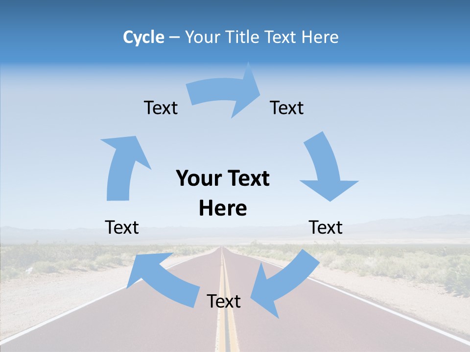 Pave Paving Sky PowerPoint Template