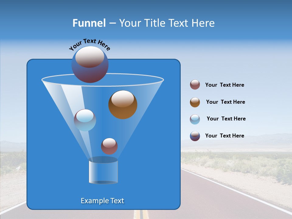 Pave Paving Sky PowerPoint Template