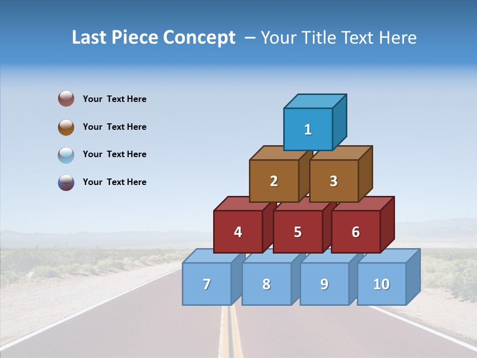 Pave Paving Sky PowerPoint Template