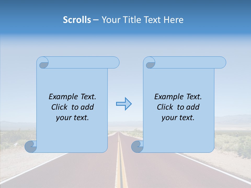 Pave Paving Sky PowerPoint Template