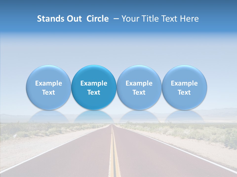 Pave Paving Sky PowerPoint Template