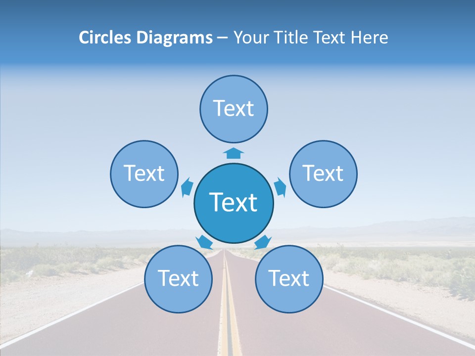 Pave Paving Sky PowerPoint Template