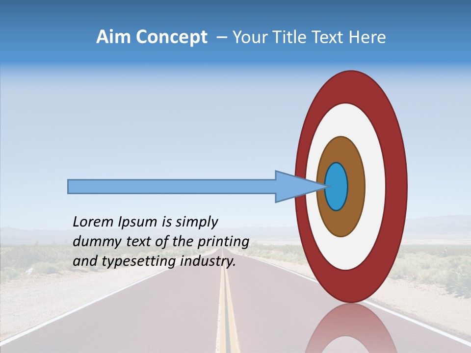 Pave Paving Sky PowerPoint Template