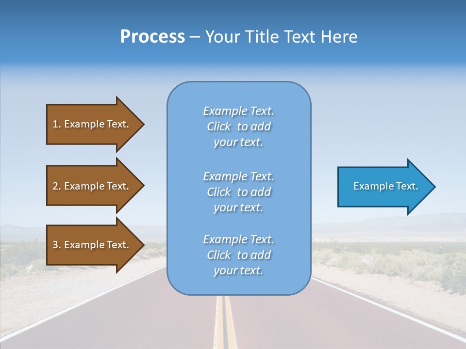 Pave Paving Sky PowerPoint Template