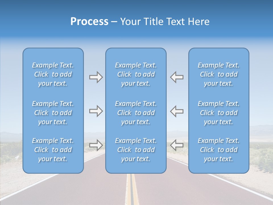 Pave Paving Sky PowerPoint Template