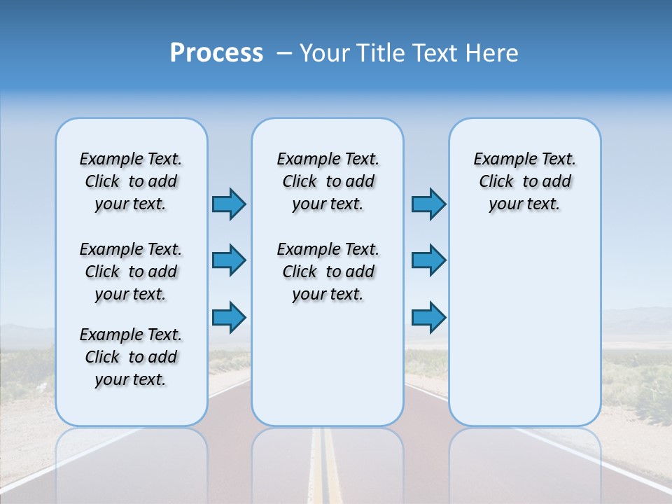 Pave Paving Sky PowerPoint Template