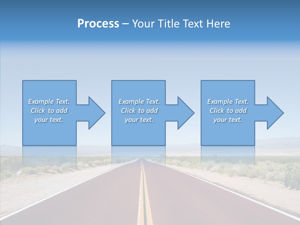 Pave Paving Sky PowerPoint Template