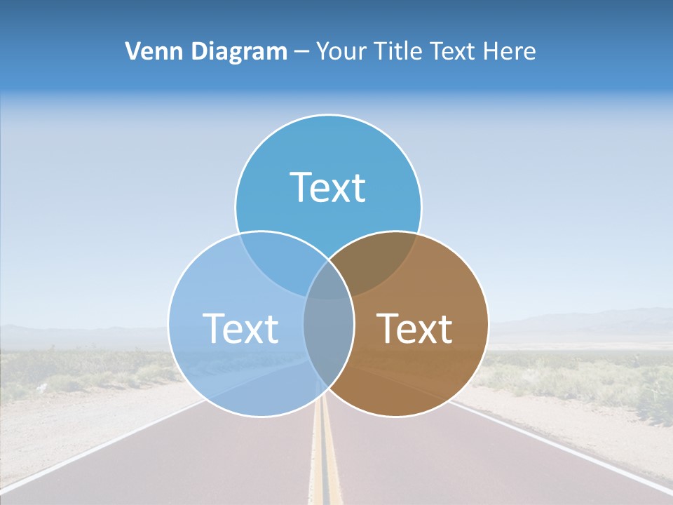 Pave Paving Sky PowerPoint Template