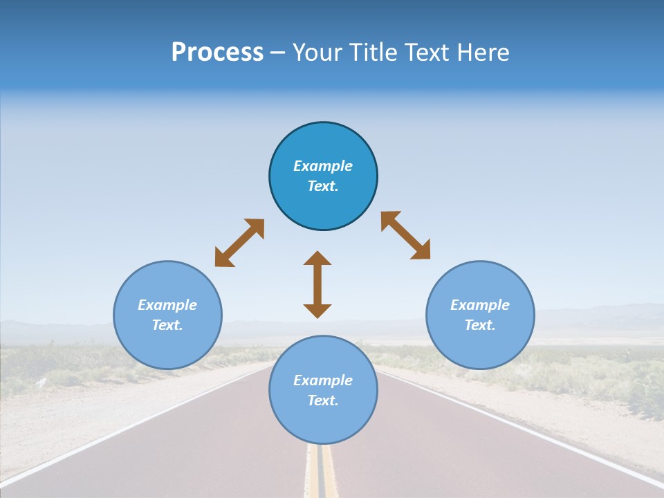 Pave Paving Sky PowerPoint Template