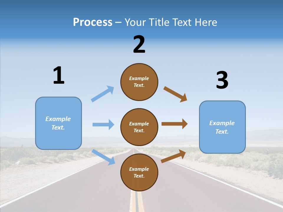 Pave Paving Sky PowerPoint Template