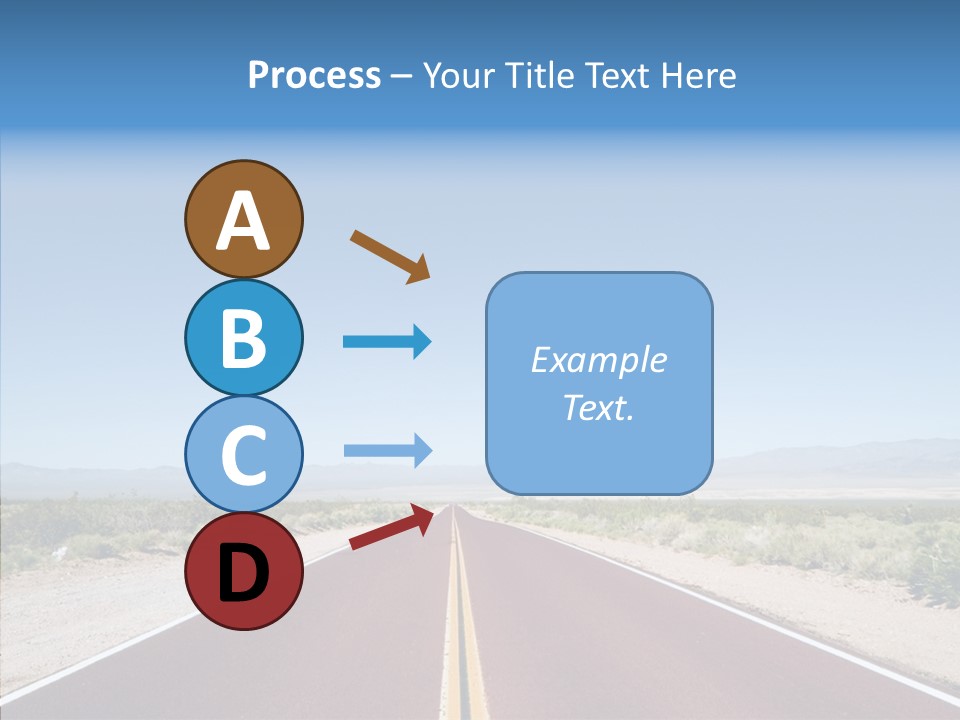 Pave Paving Sky PowerPoint Template