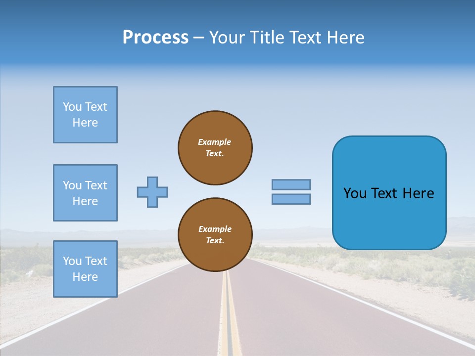 Pave Paving Sky PowerPoint Template