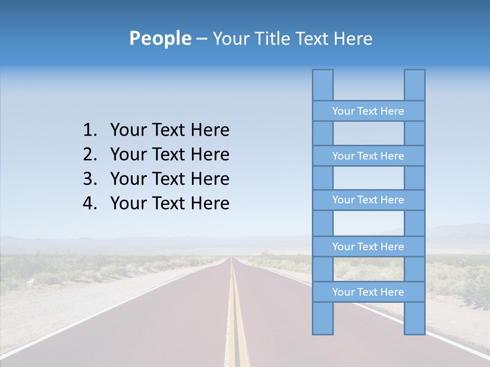 Pave Paving Sky PowerPoint Template