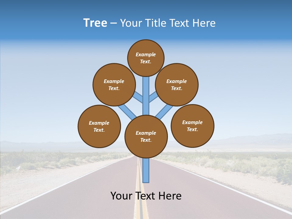 Pave Paving Sky PowerPoint Template