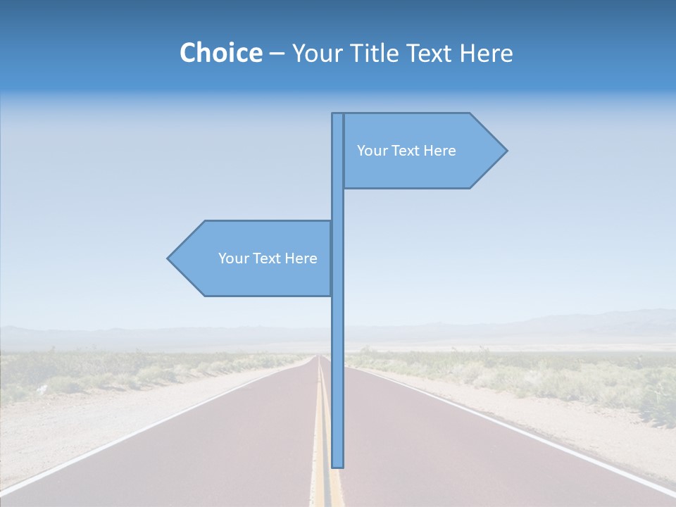 Pave Paving Sky PowerPoint Template