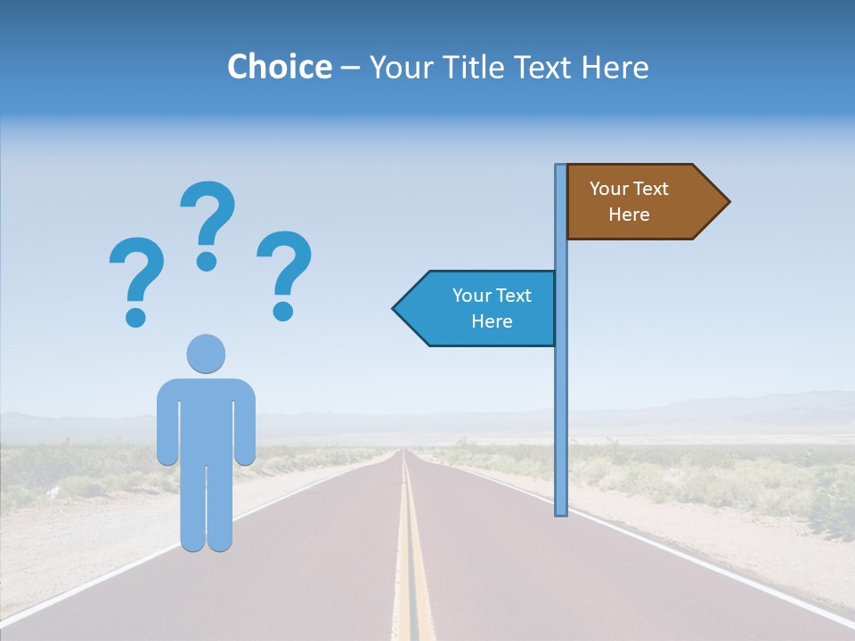 Pave Paving Sky PowerPoint Template