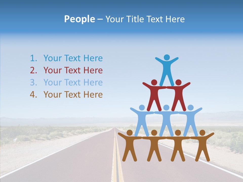 Pave Paving Sky PowerPoint Template