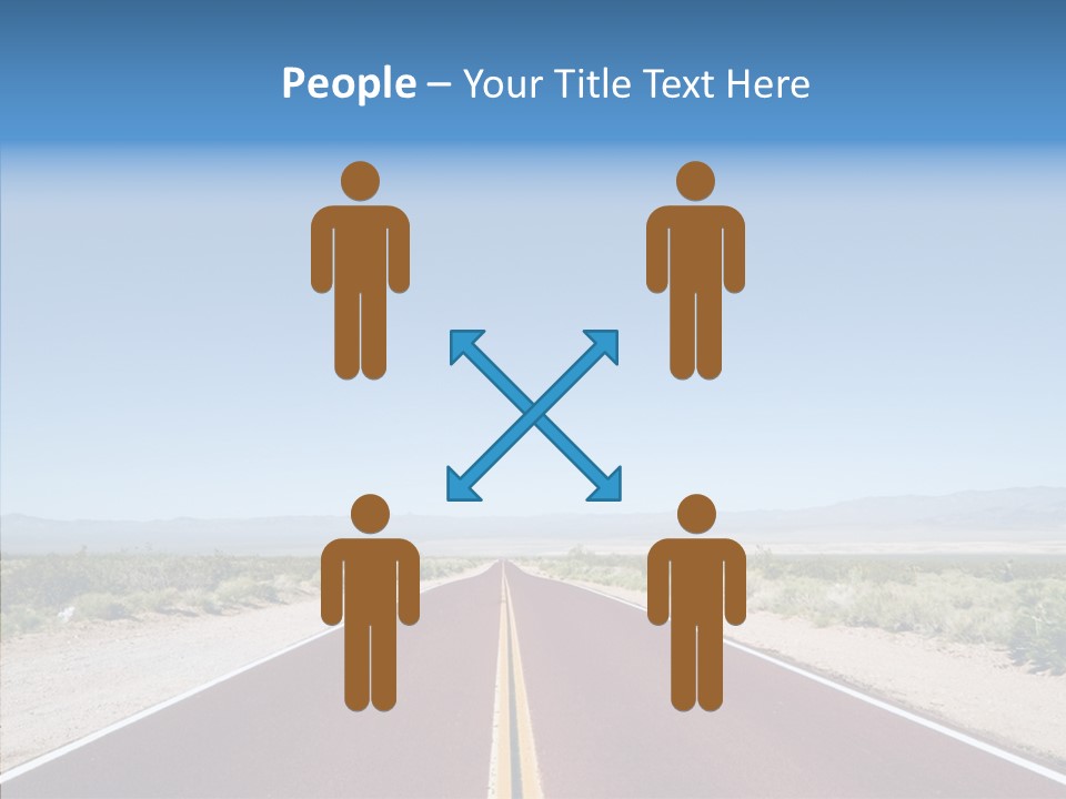 Pave Paving Sky PowerPoint Template