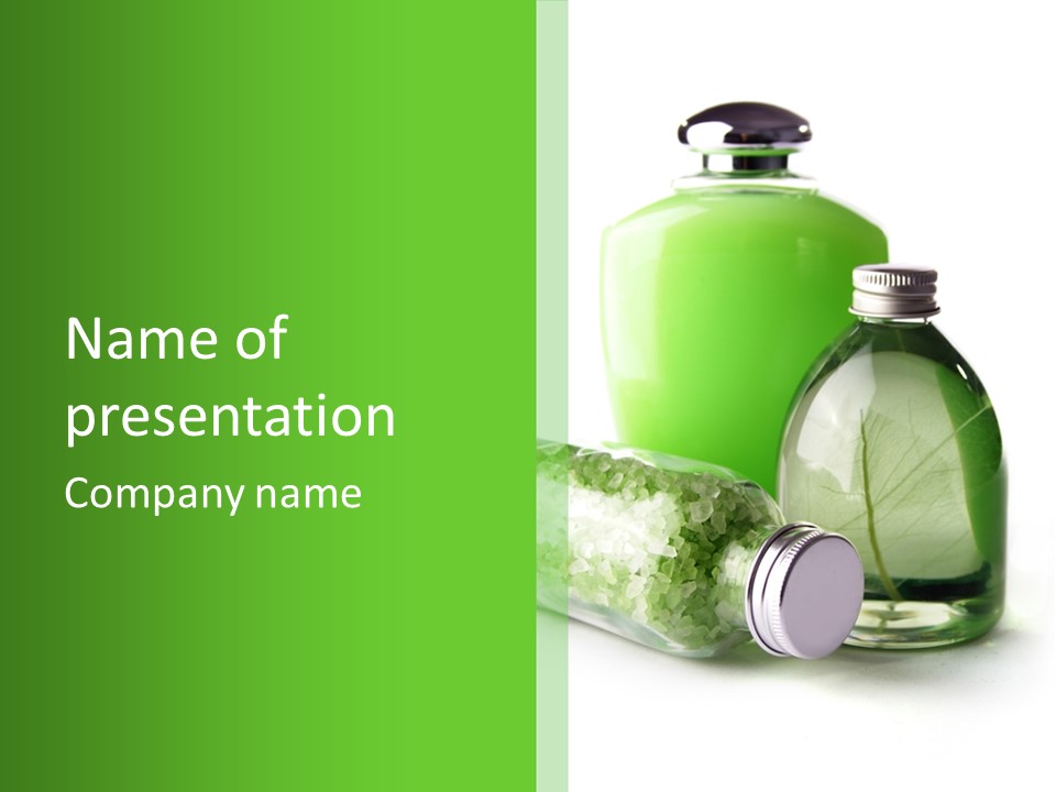 Anti Wrinkle Essential Container PowerPoint Template