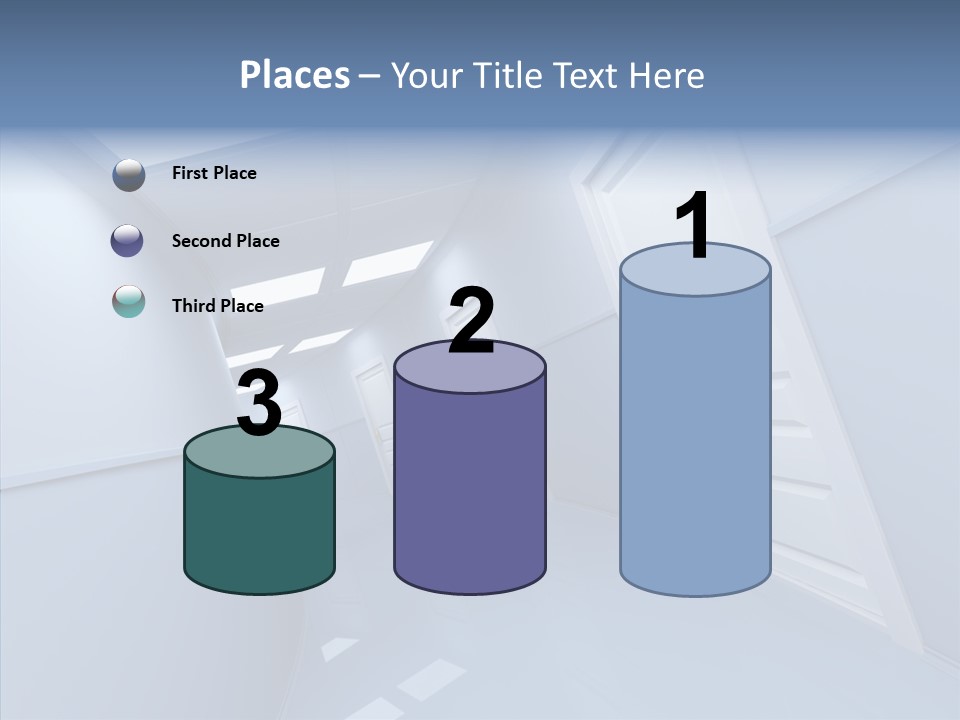 Interior Door Way PowerPoint Template