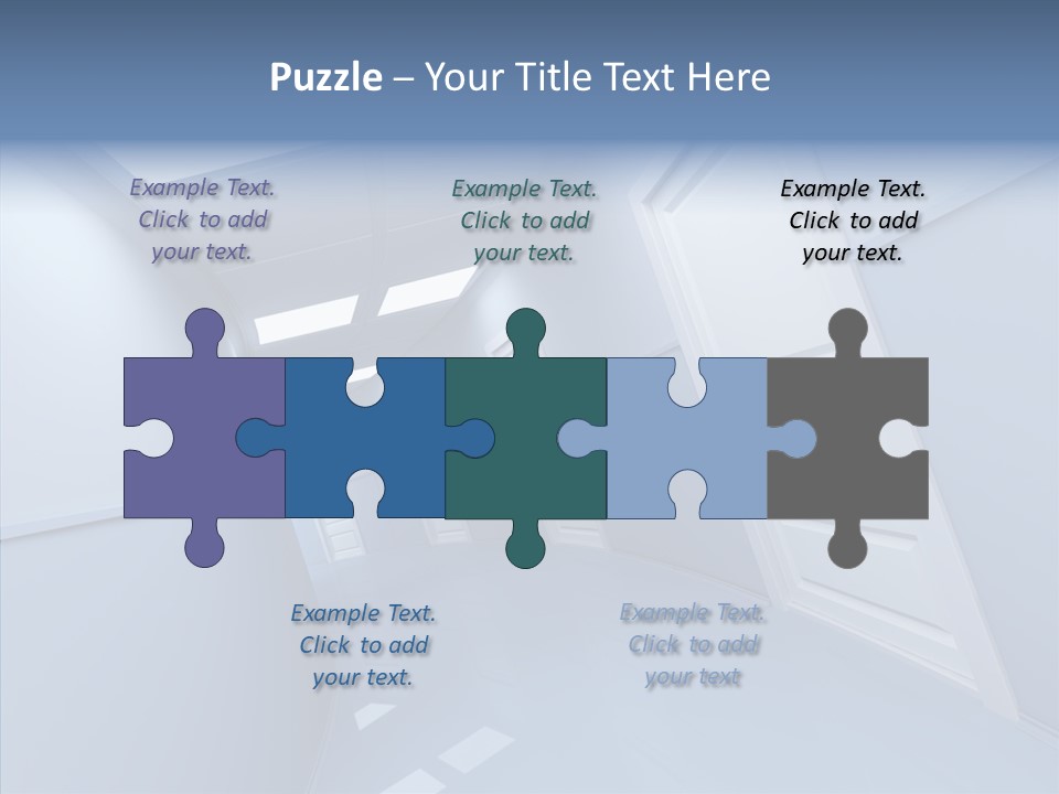 Interior Door Way PowerPoint Template