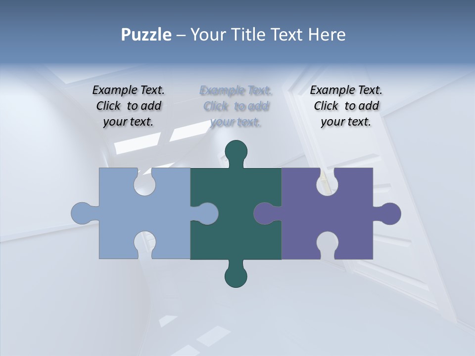 Interior Door Way PowerPoint Template