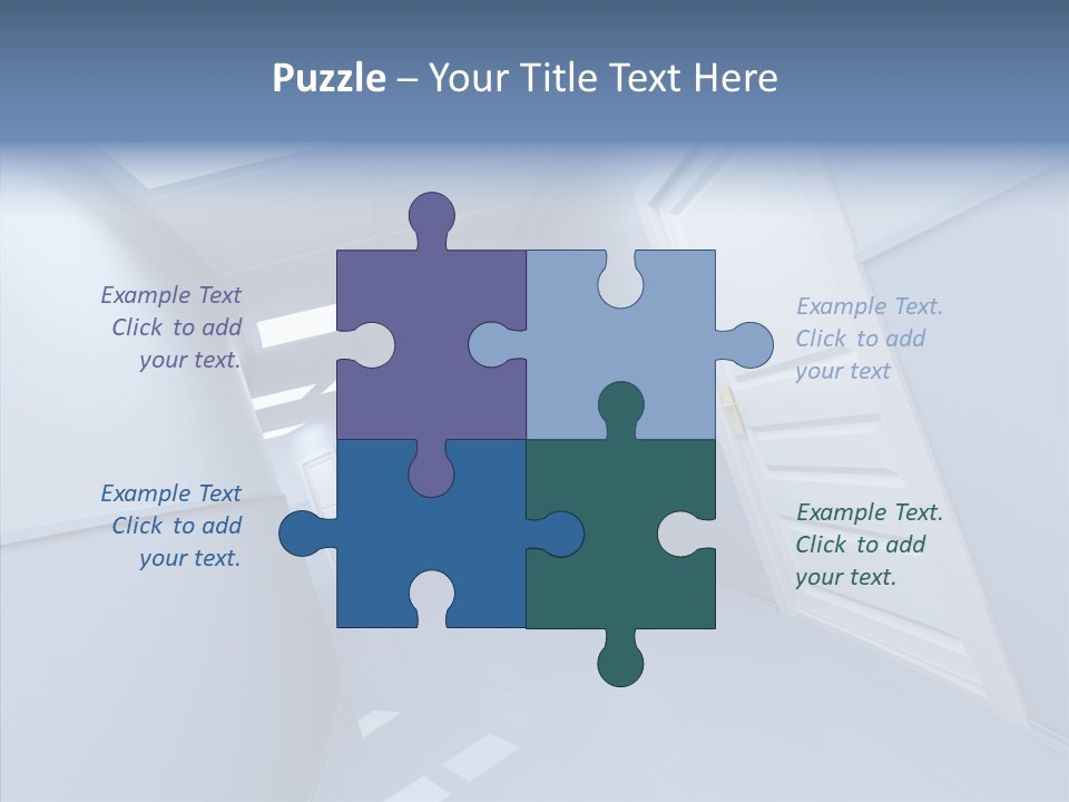 Interior Door Way PowerPoint Template