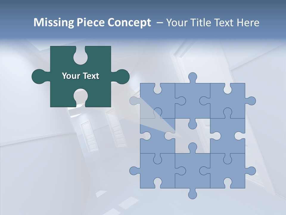 Interior Door Way PowerPoint Template