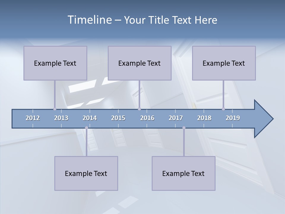 Interior Door Way PowerPoint Template