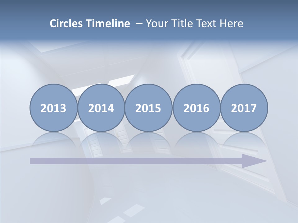 Interior Door Way PowerPoint Template