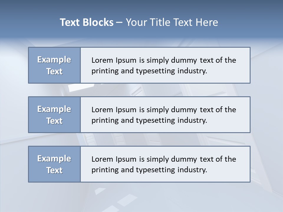 Interior Door Way PowerPoint Template