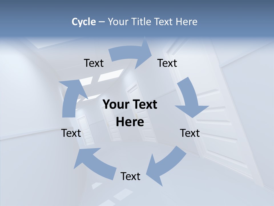 Interior Door Way PowerPoint Template