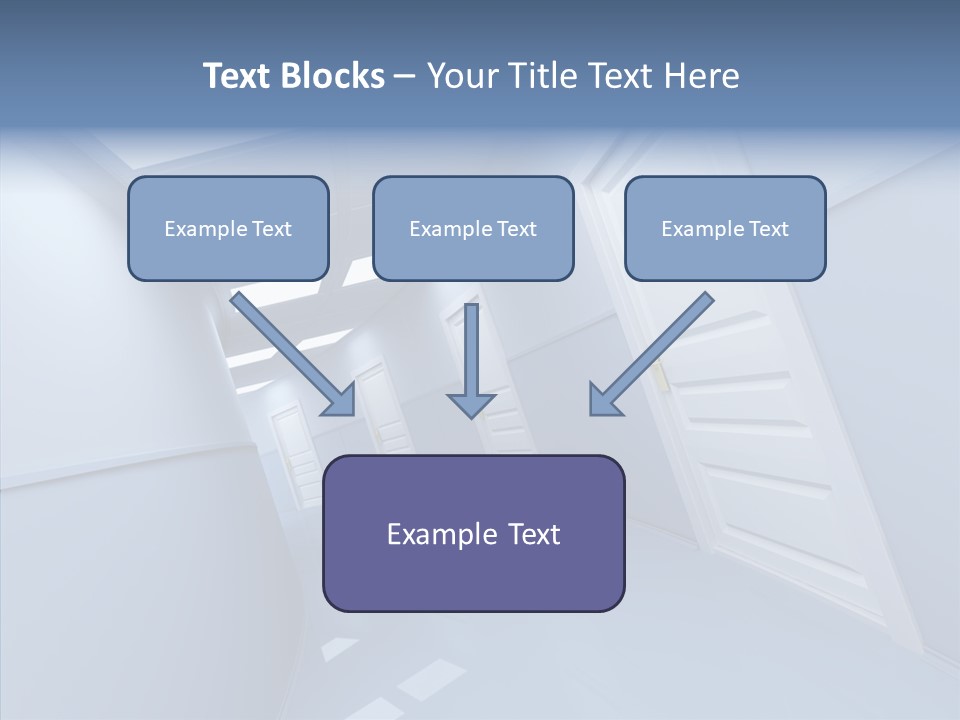 Interior Door Way PowerPoint Template
