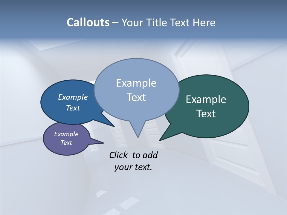 Interior Door Way PowerPoint Template