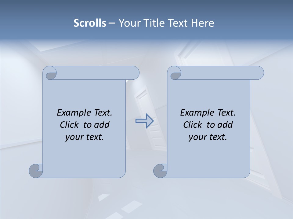 Interior Door Way PowerPoint Template