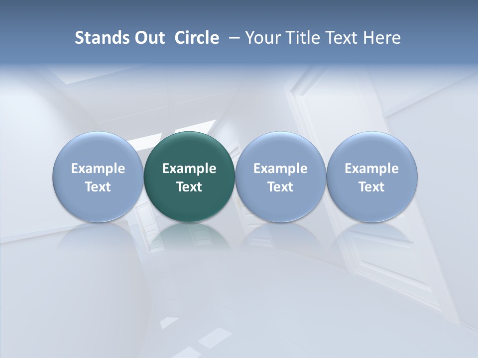 Interior Door Way PowerPoint Template